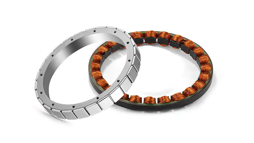 Rotor and Stator of a Direct Drive (DDR) Motor.webp